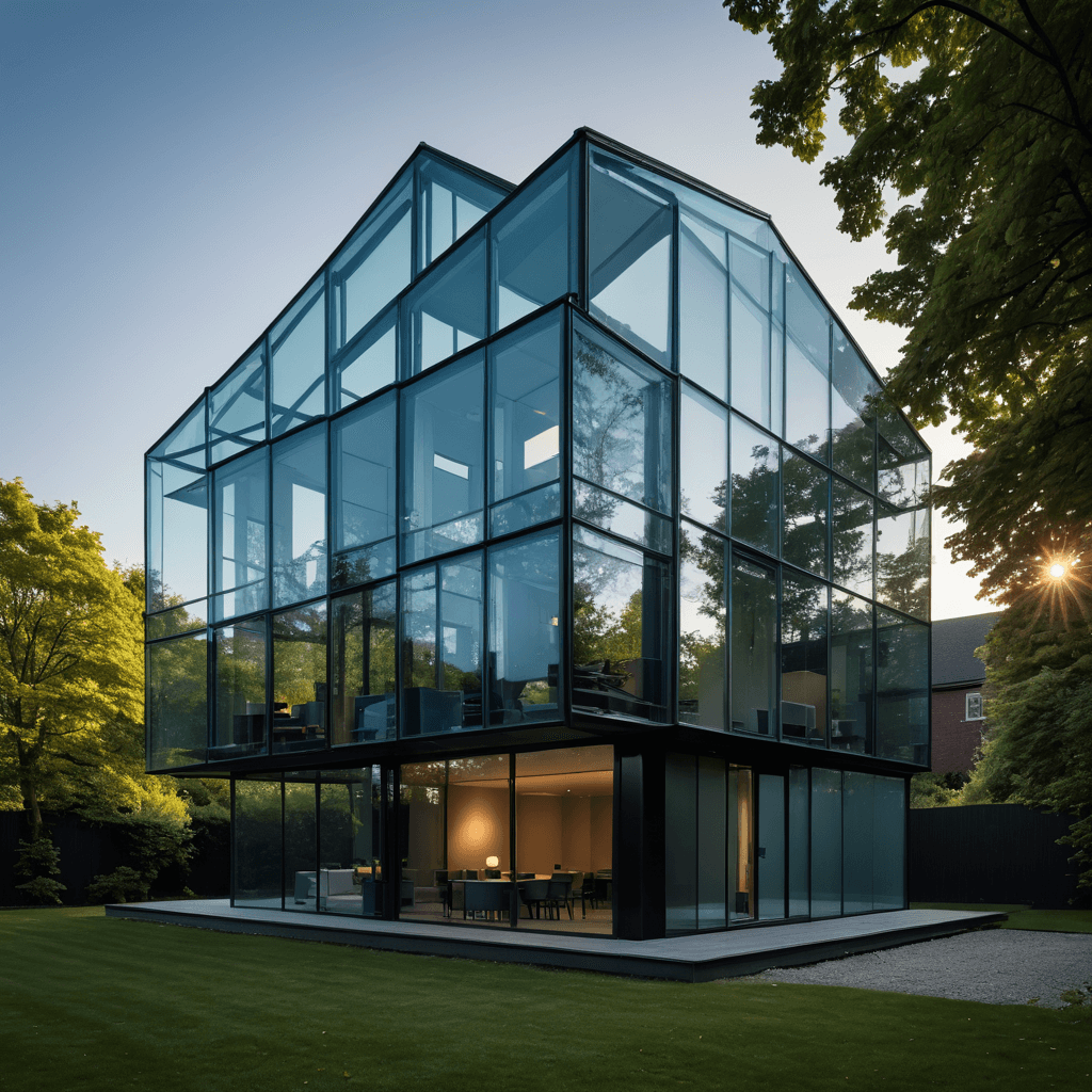 AI art mobile app architectural design - Beautiful structure created with Sinaï
