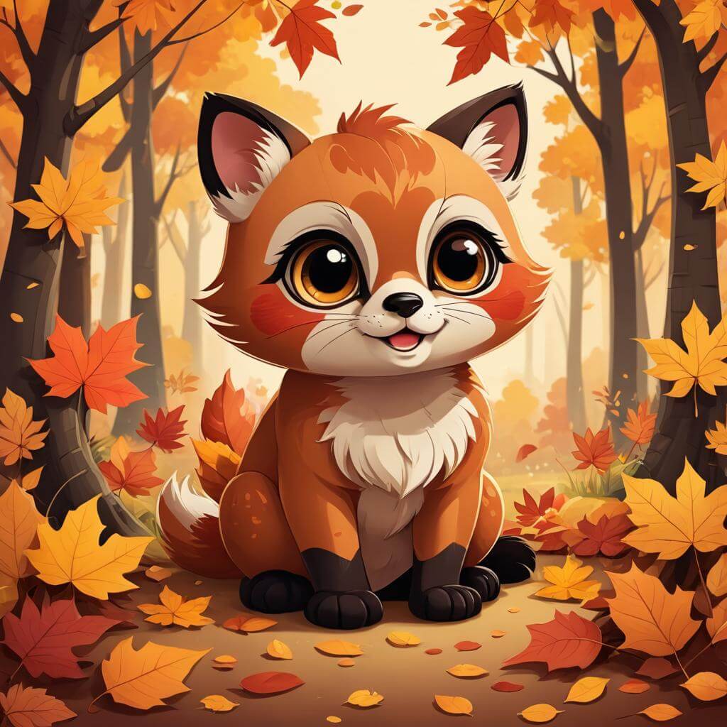 Mobile AI art app cute animal - Playful panda illustration created with Sinaï