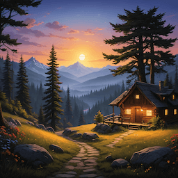 AI generated landscape - Mobile landscape creator