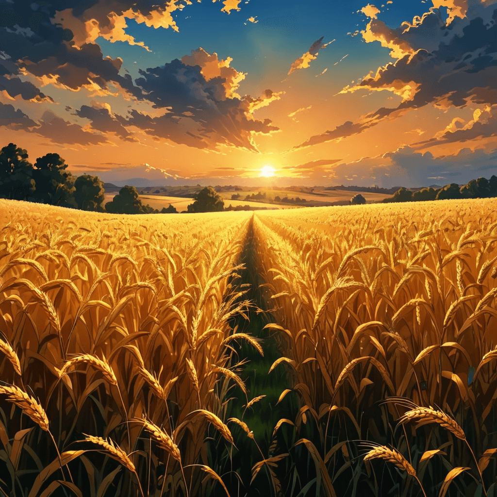 Custom AI landscape artwork - Picturesque vineyard scene by Sinaï app