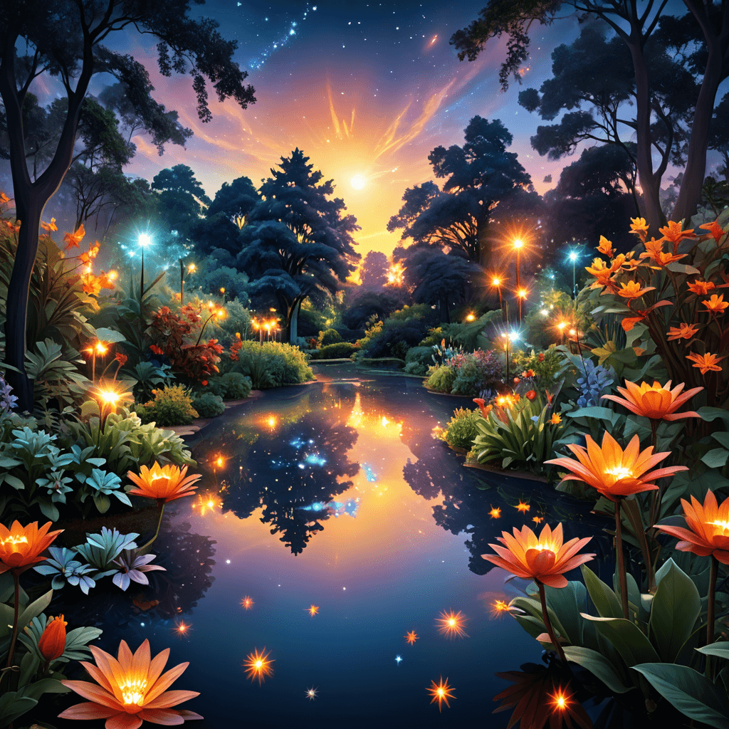 AI art mobile app landscape - Vibrant autumn forest illustration by Sinaï