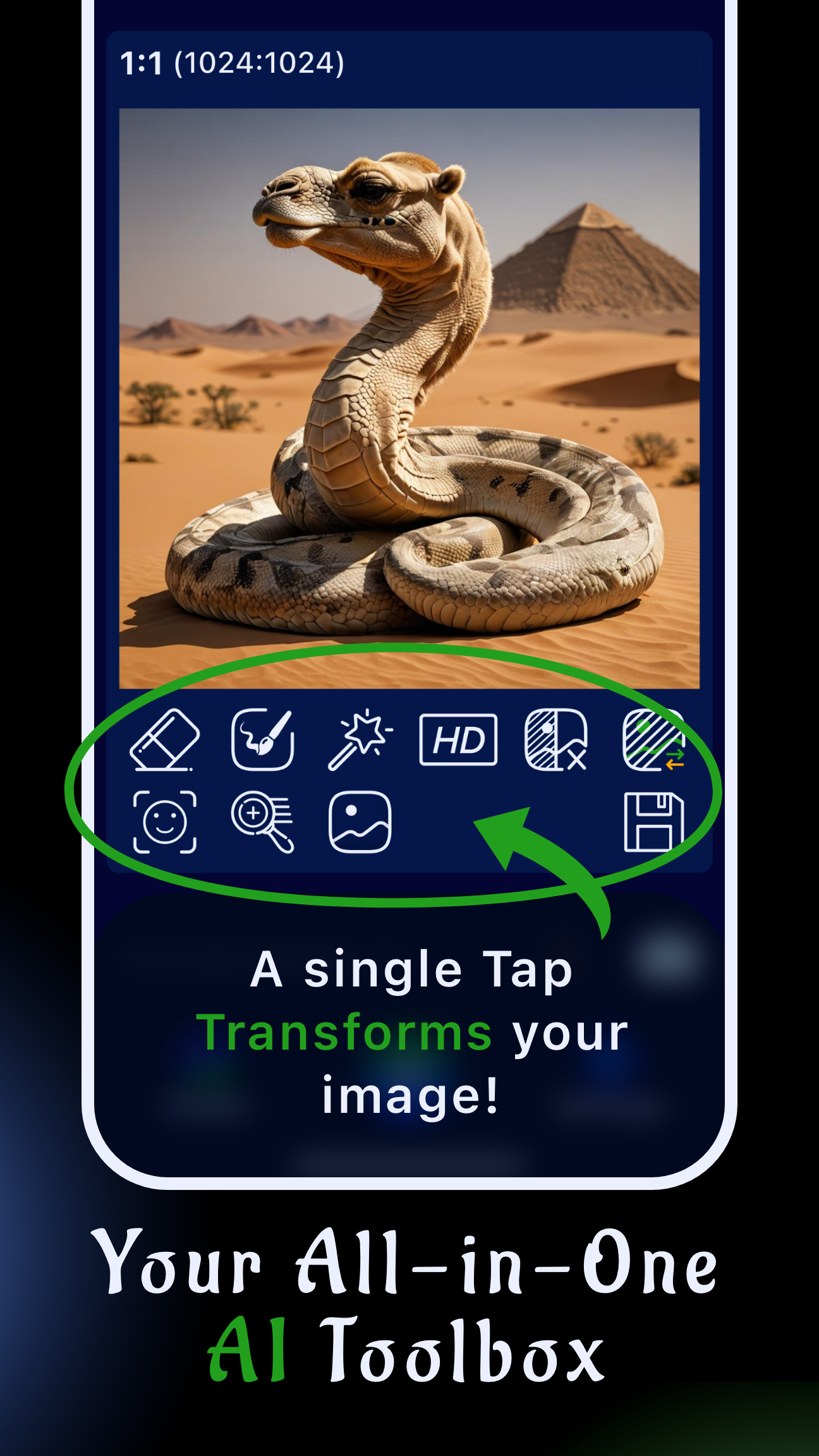 all in one AI toolbox mobile app